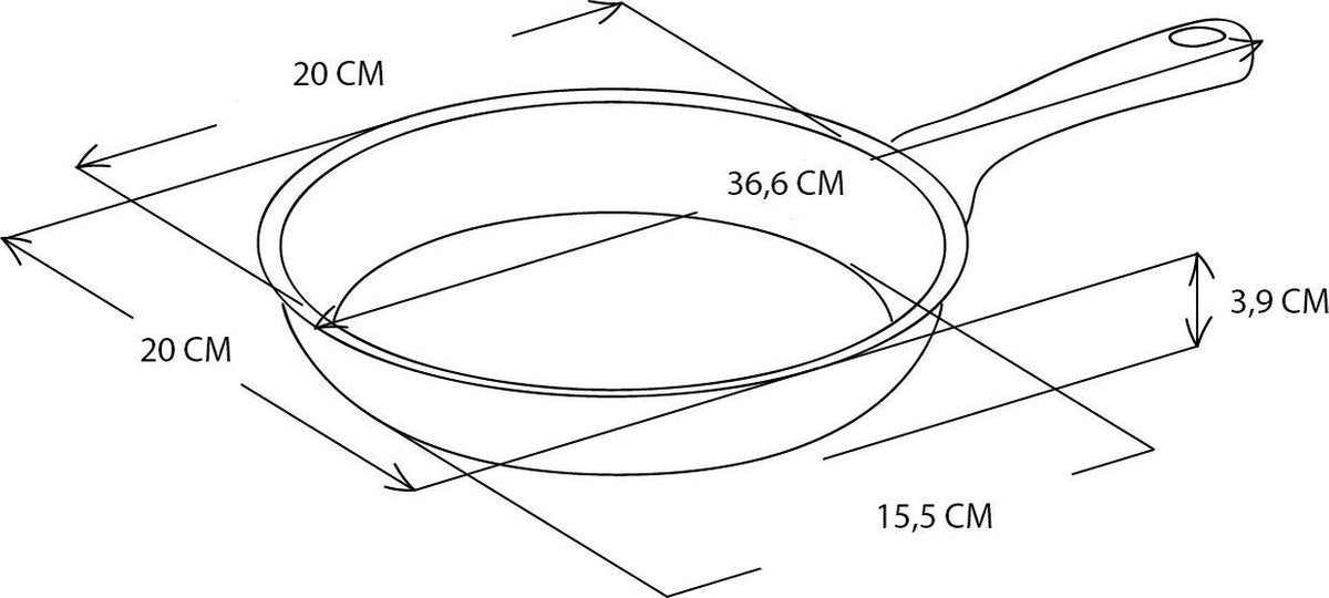 GreenPan Cambridge Koekenpan 20cm — zo goed als nieuw