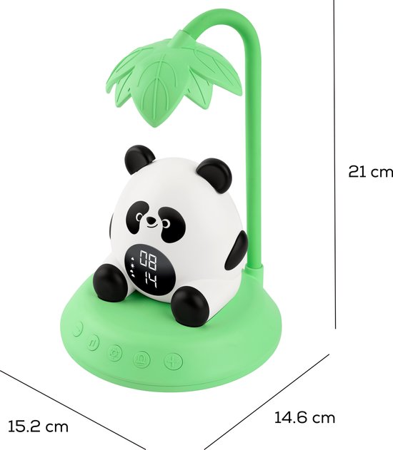 HiBuddies Nachtlamp Wekker Tai de Panda — zo goed als nieuw