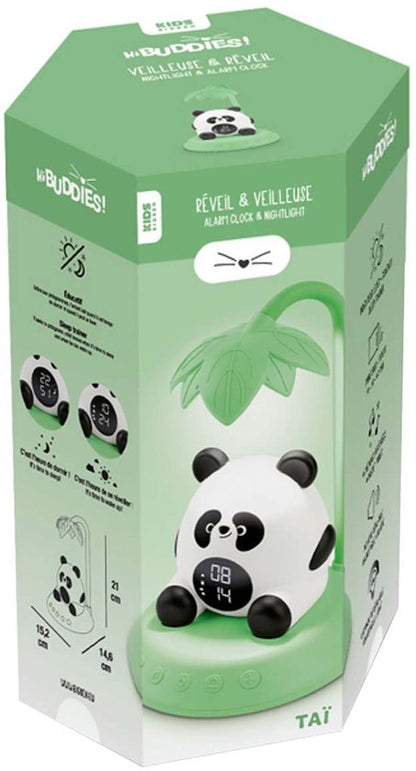 HiBuddies Nachtlamp Wekker Tai de Panda — zo goed als nieuw