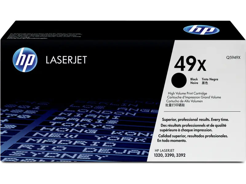 HP 49X (Q5949X) Toner Zwart Hoge capaciteit met hoge korting!!