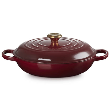 Le Creuset Braadpan 30 cm Campagnard Gar — zo goed als nieuw