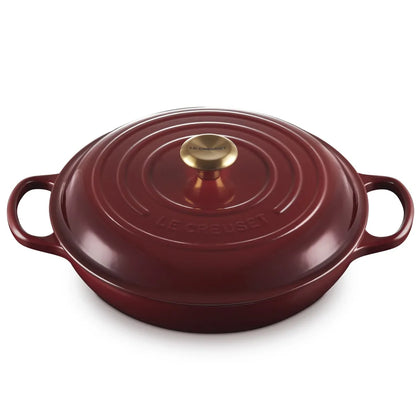 Le Creuset Braadpan 30 cm Campagnard Gar — zo goed als nieuw