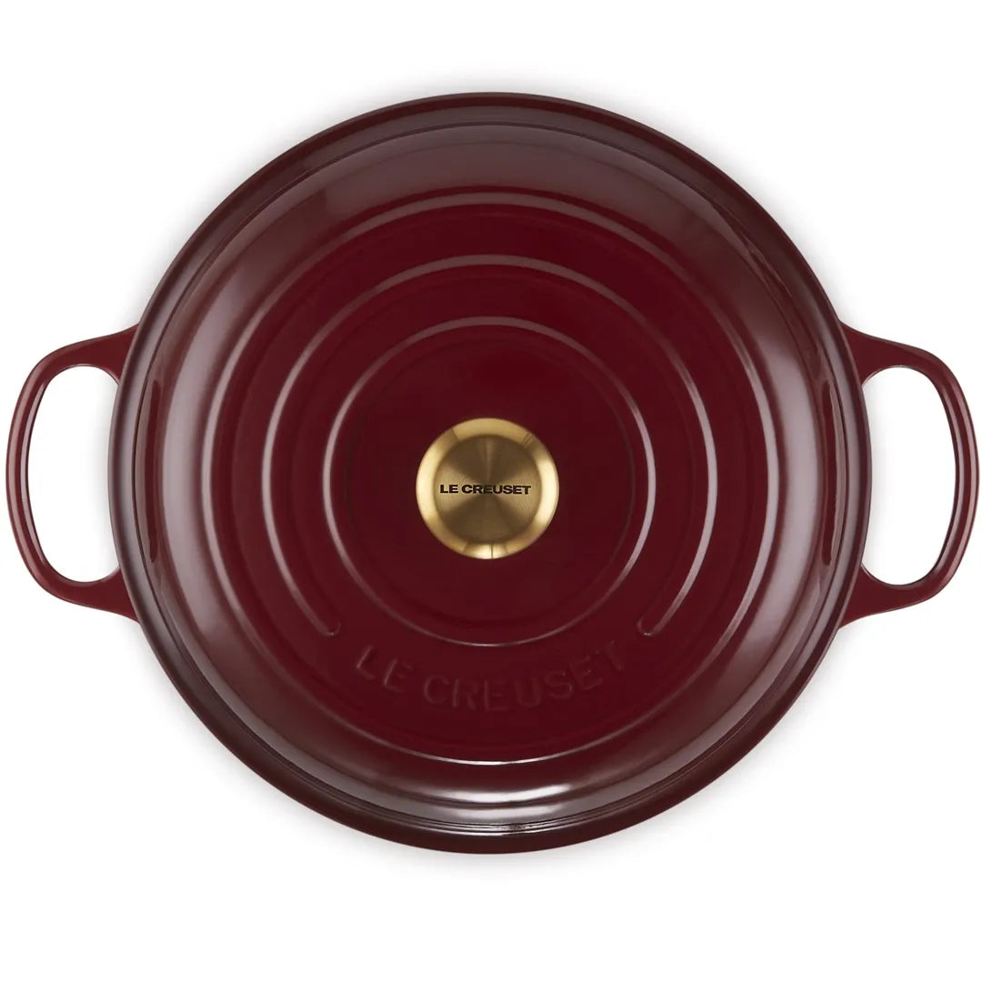 Le Creuset Braadpan 30 cm Campagnard Gar — zo goed als nieuw