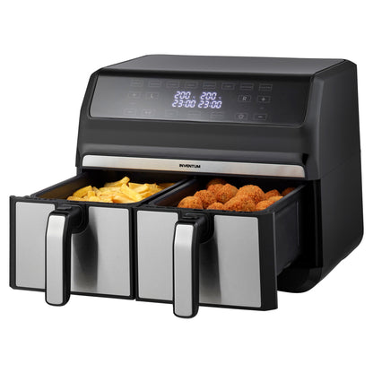 Inventum GF800HLD Dubbele airfryer — zo goed als nieuw