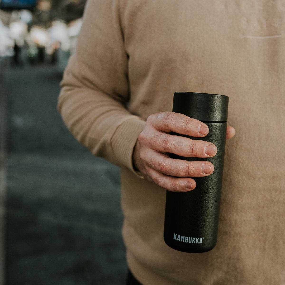 Kambukka Olympus Thermosbeker 500 ml Matte Black — Zeer goed