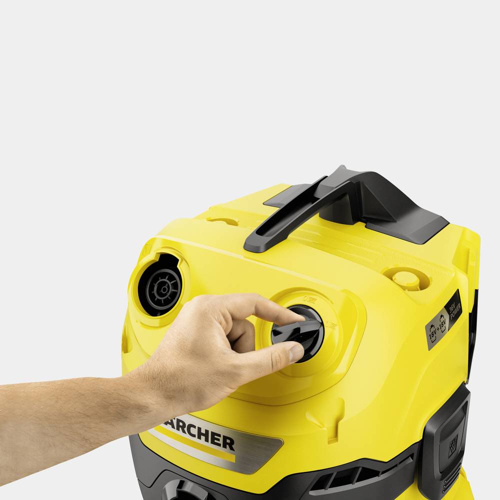 Kärcher Home &amp; Garden WD 4-18 Dual V-20/22 1.628-600.0 Cordless wet/dry vacuum cleaner 380 W 20 l — Zeer goed