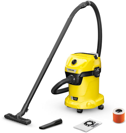 Kärcher nat- & droogzuiger WD3 V-15/4/20 — zo goed als nieuw