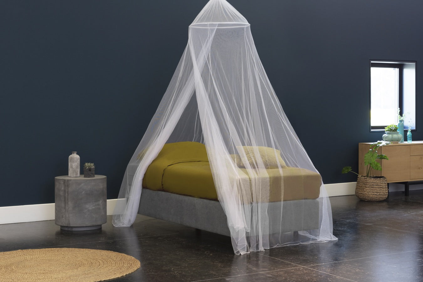 Klamboe Lifa Living Rond – 1260×250