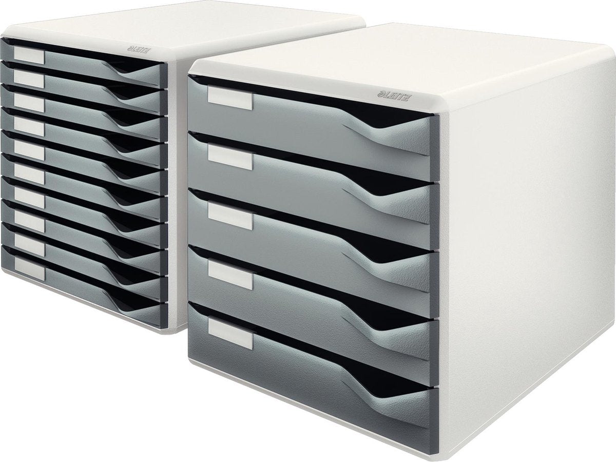 Leitz Ladenblok met 10 laden - Wit/Donkergrijs