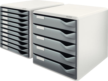 Leitz Ladenblok met 10 laden - Wit/Donkergrijs