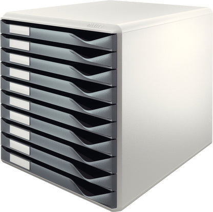 Leitz Ladenblok met 10 laden - Wit/Donkergrijs