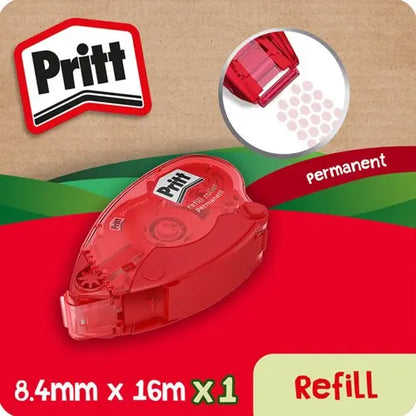 Pritt lijmroller Compact permanent voordeeldoos — gebruikt