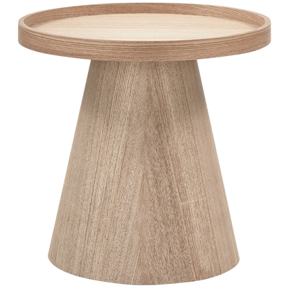 WOOOD Maud bijzettafel conisch hout naturel 38xø39 cm