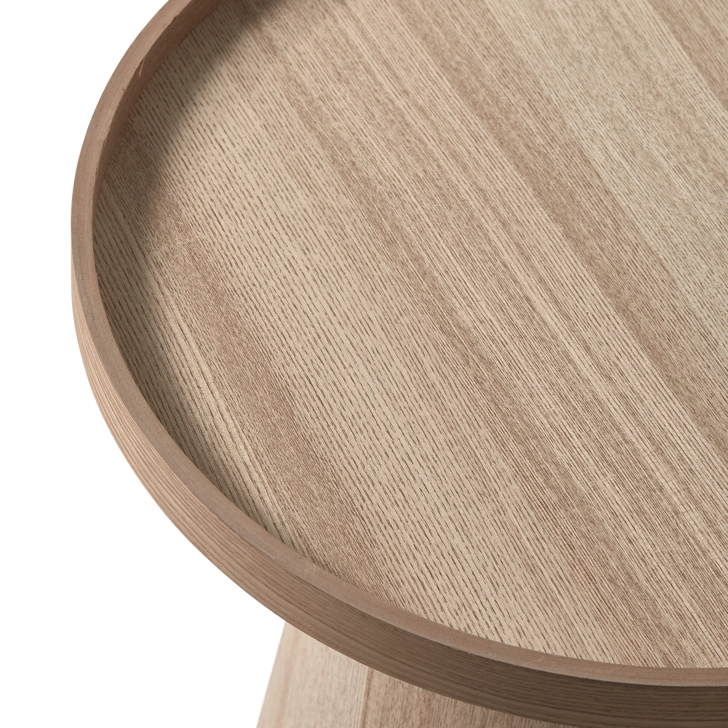WOOOD Maud bijzettafel conisch hout naturel 38xø39 cm