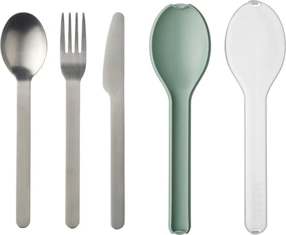 Mepal Ellipse bestekset 3-delig RVS Nordic sage — Zeer goed