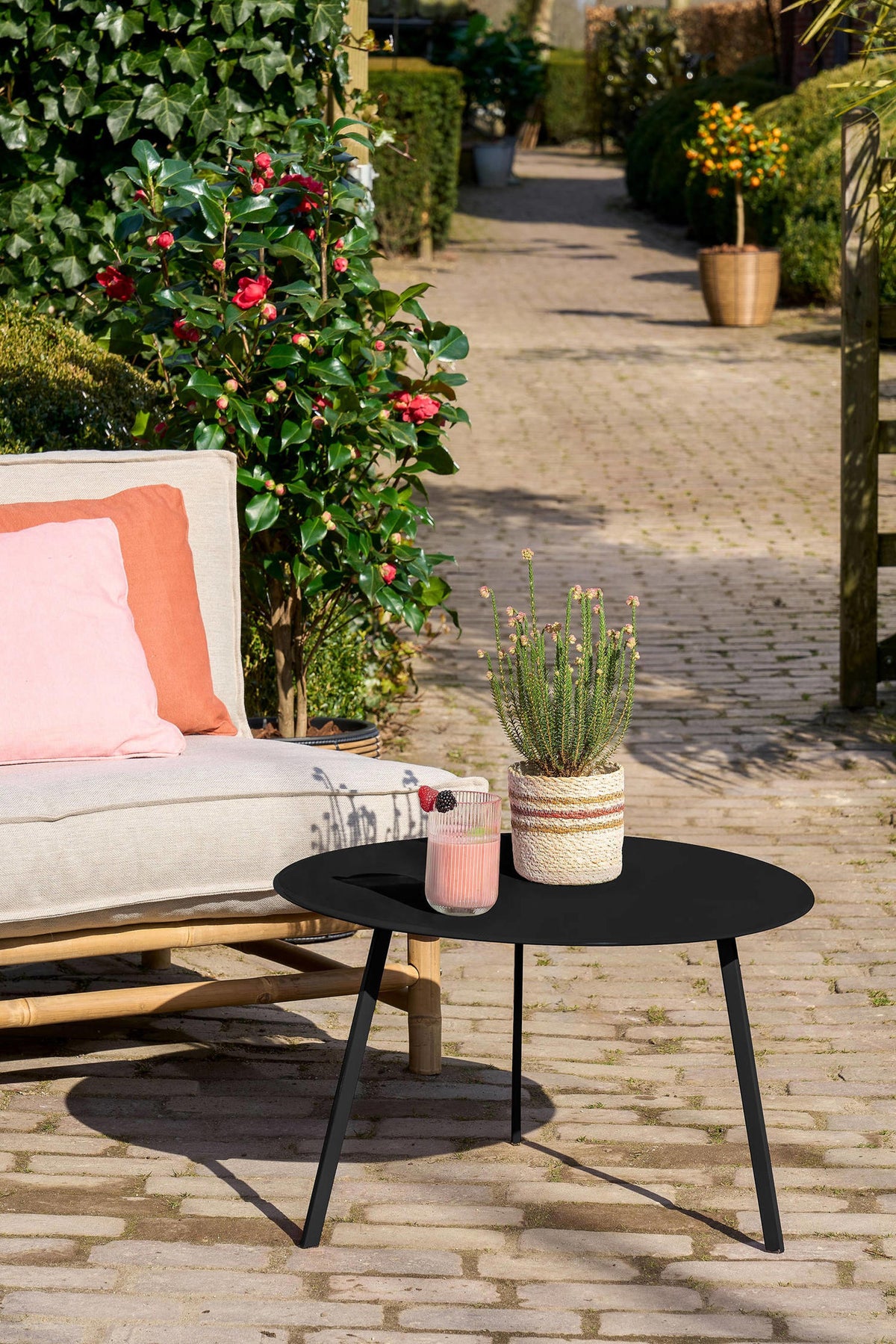 Mica Decorations Seatle Bijzettafel Rond — nieuw