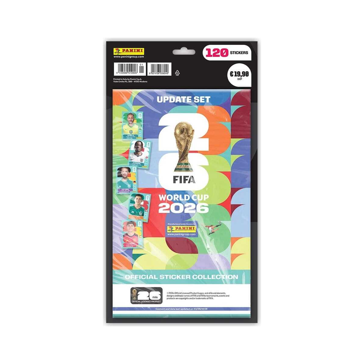 Panini FIFA World Cup 2026 Sticker Collection Update — nieuw