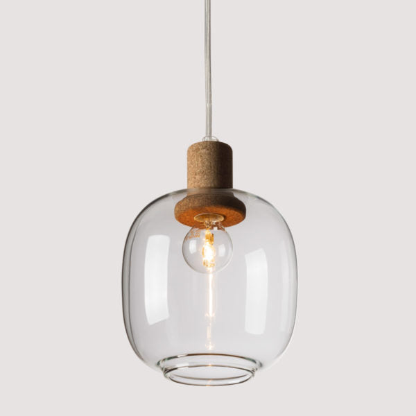 Picia pendant clear glass