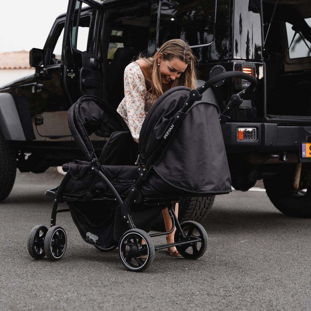 Deryan Elena Duo Buggy - Dubbele Buggy — zo goed als nieuw