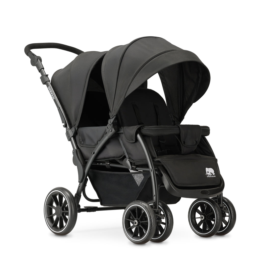 Deryan Elena Duo Buggy - Dubbele Buggy — zo goed als nieuw