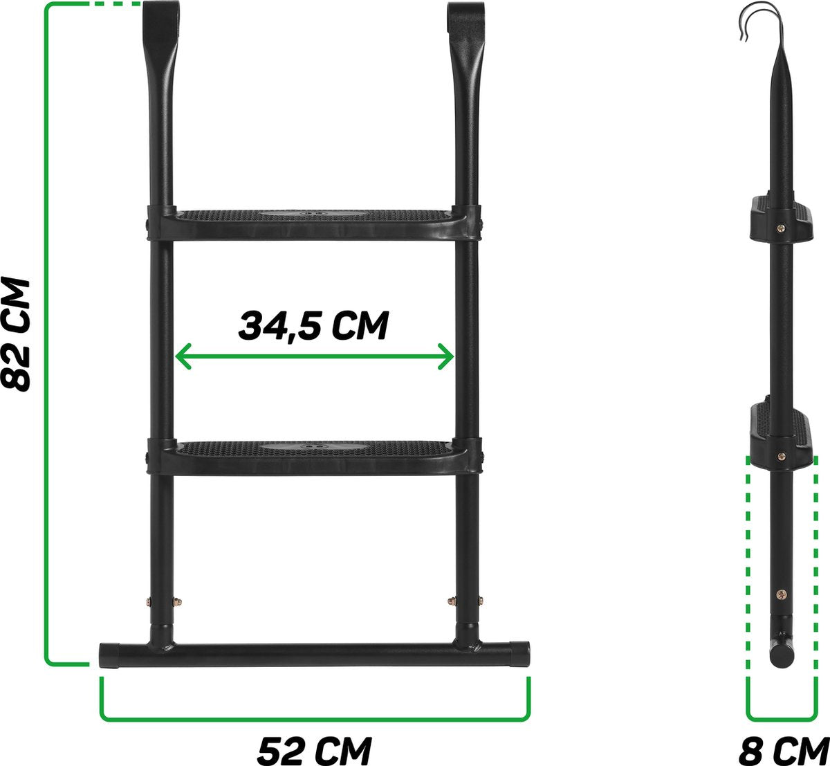 Salta Trampoline Ladder M - 82 cm - 2 tr — zo goed als nieuw