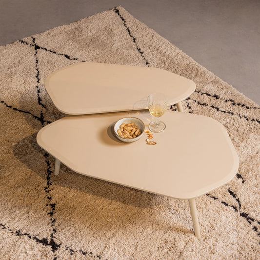 Hoge KORTING Set v 2 - Davina bijzettafels dust