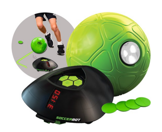 Soccer Bot Indoor Voetbaltrainer speelgo — zo goed als nieuw