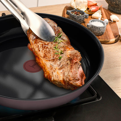 Tefal Ceramic Control Grey Koekenpan — zo goed als nieuw
