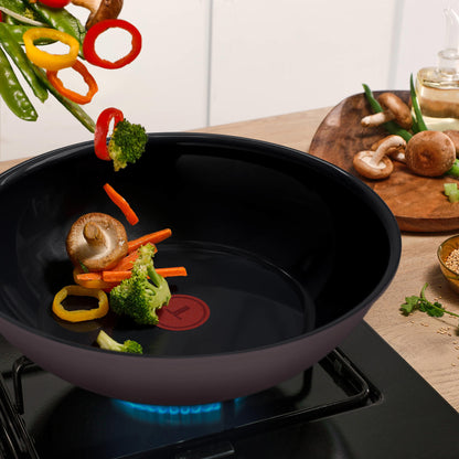 Tefal Ceramic Control Wokpan 28 cm — gebruikt