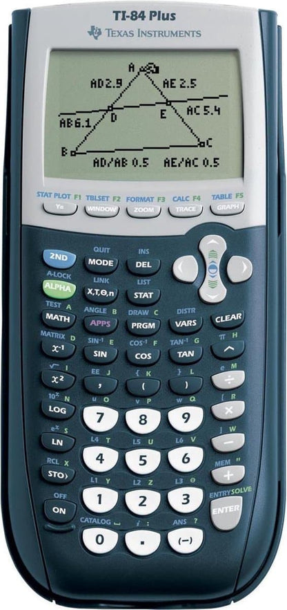schoolkorting van € 20,00 nu €59,99 Texas grafische rekenmachine TI-84 Plus met examenfunctie