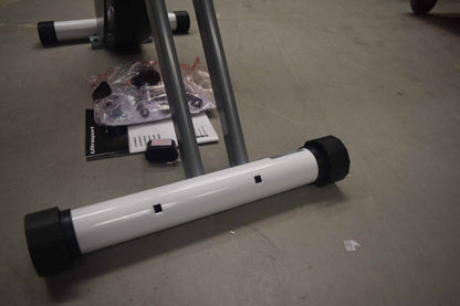 Ultrasport F-Bike Home Fitness hometrainer, opvouwbaar met console en stuurpolssensoren, groen