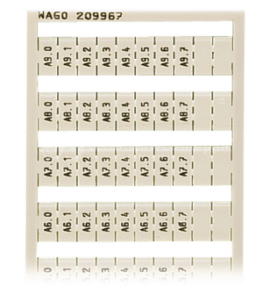 Wago Series209 209-967 WSB-markeringskaart