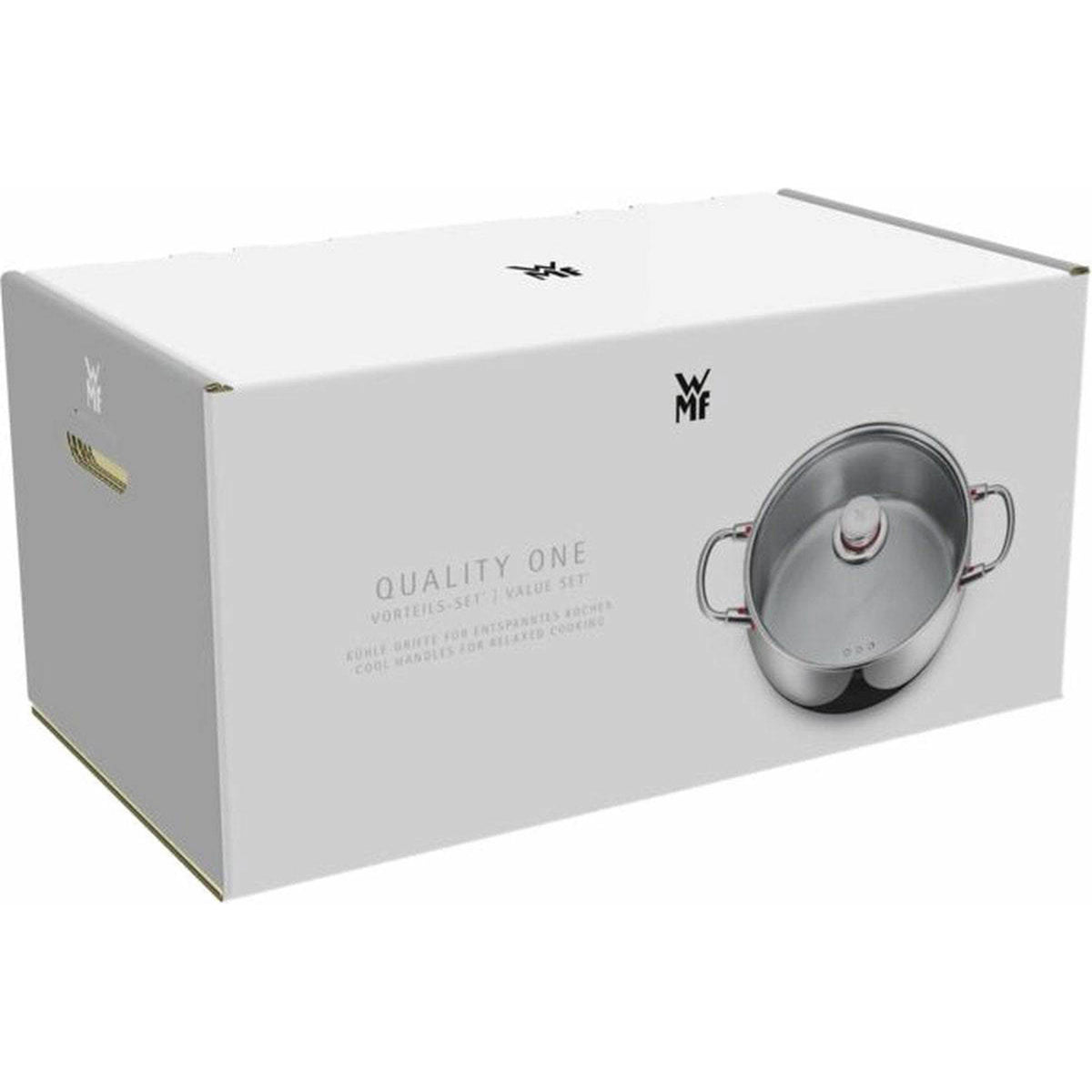 WMF Quality One Pannenset 5-delig — zo goed als nieuw