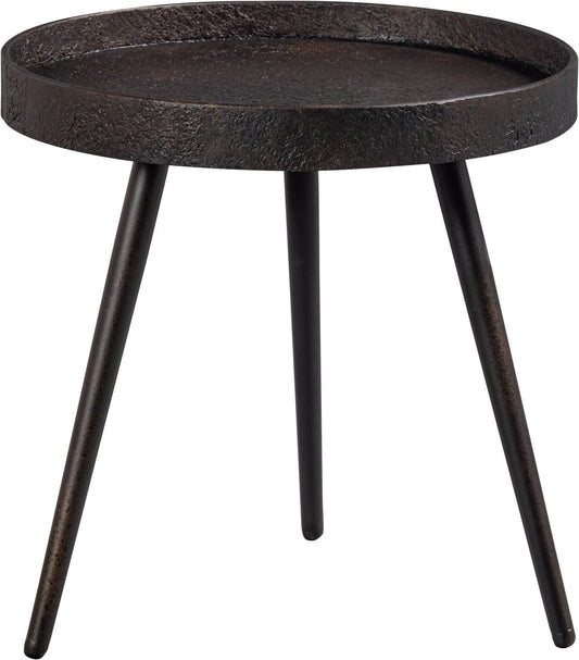 WOOOD Bounds Bijzettafel M - Hout/Metaal - Antique Goud - 41x41x41 cm