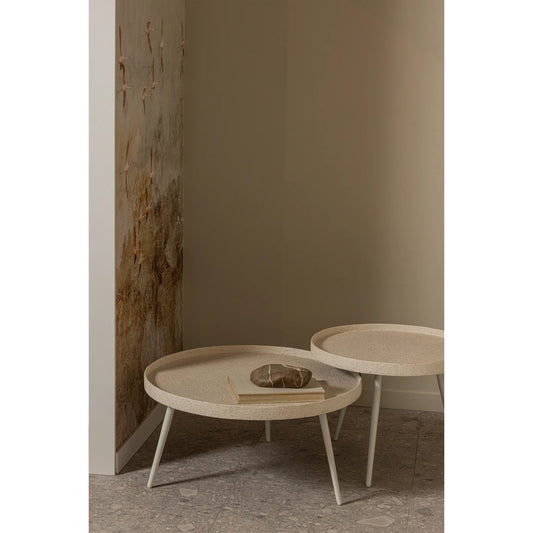 WOOOD Essentials  Bounds bijzettafel L hout/metaal naturel 44xø58 cm