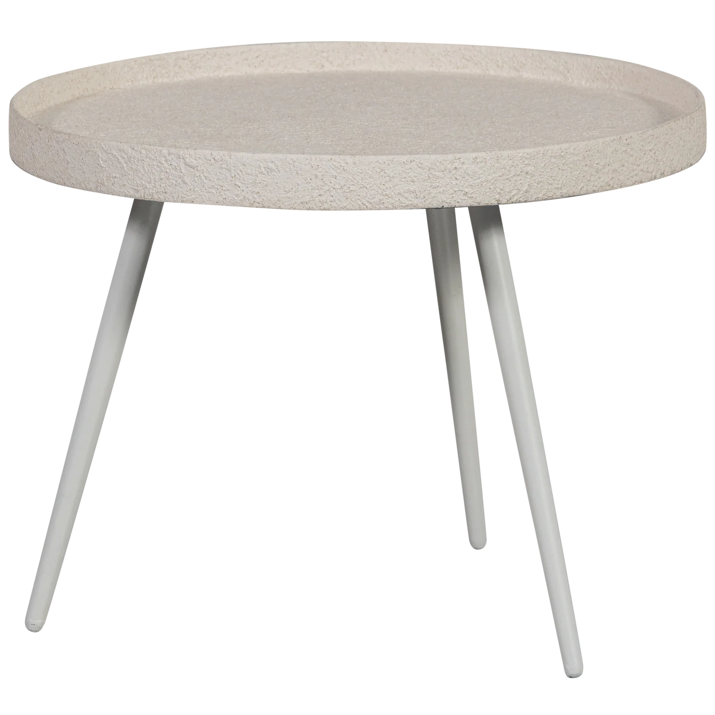 WOOOD Essentials  Bounds bijzettafel L hout/metaal naturel 44xø58 cm