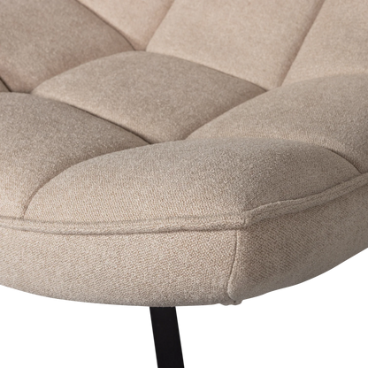 WOOOD Essentials  Maudi draaifauteuil naturel