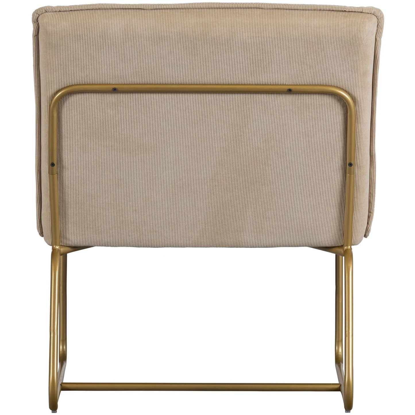 WOOOD Fie fauteuil ribstof zand