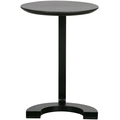 WOOOD Floor Bijzettafel Hout/Metaal Zwart 57x39x39 — Zeer goed
