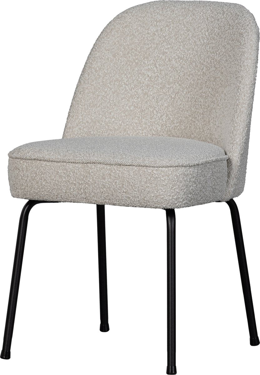 WOOOD Vogue Eetkamerstoel - Velvet - Naturel - 83x50x57